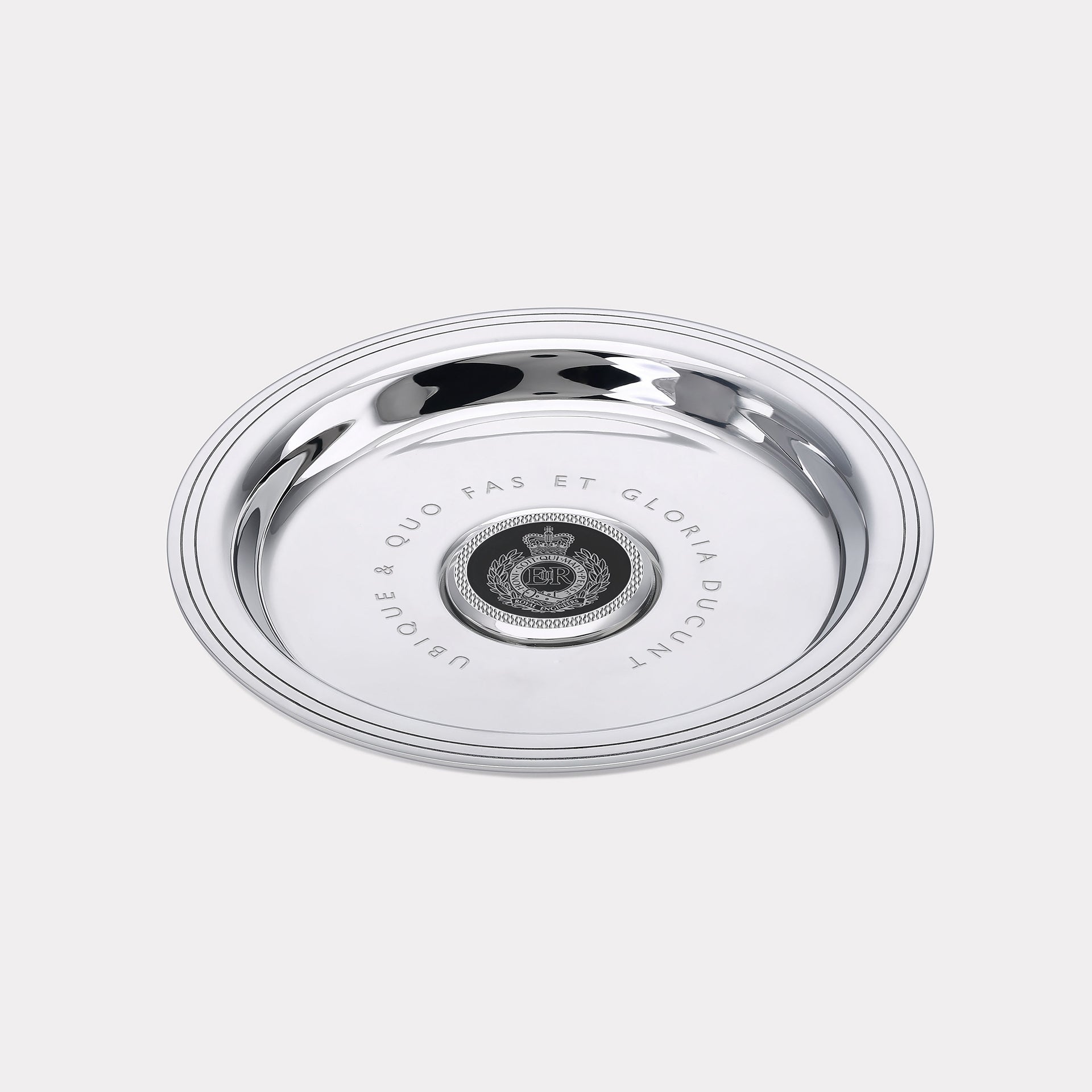 Royal Engineers Wine Bottle Tray - Steel