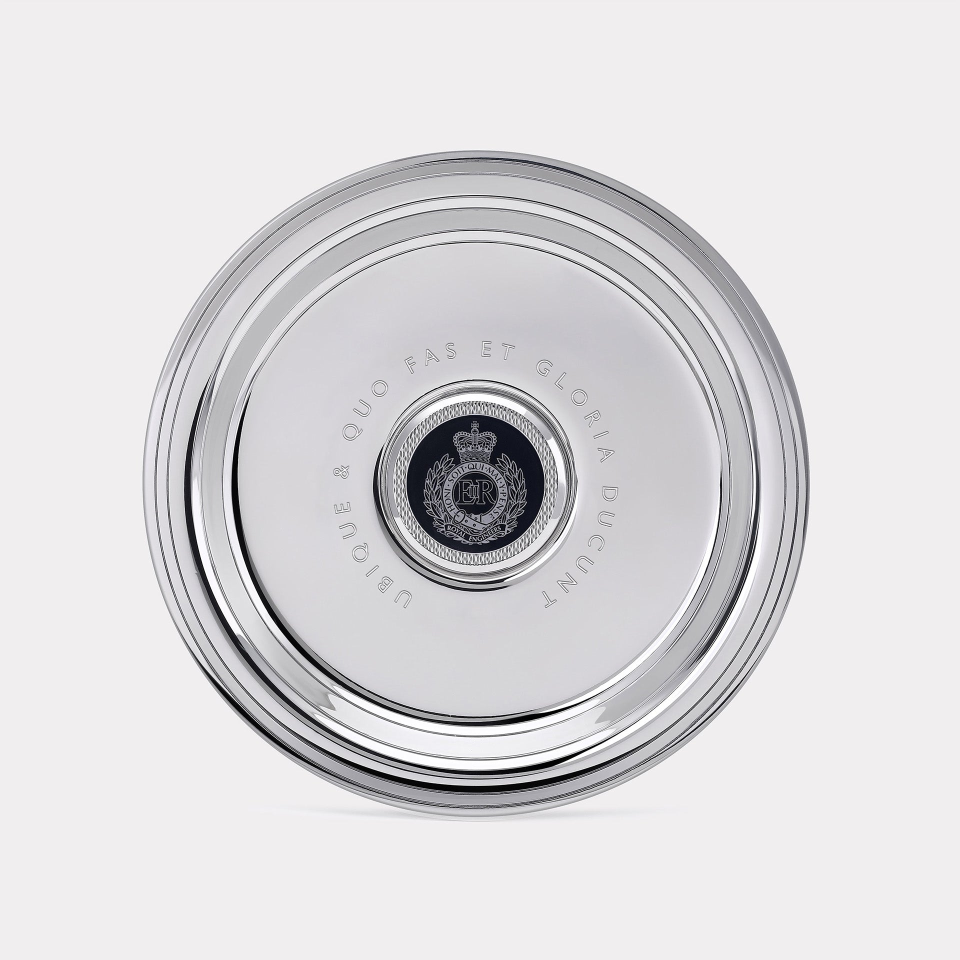 Royal Engineers Wine Bottle Tray - Steel