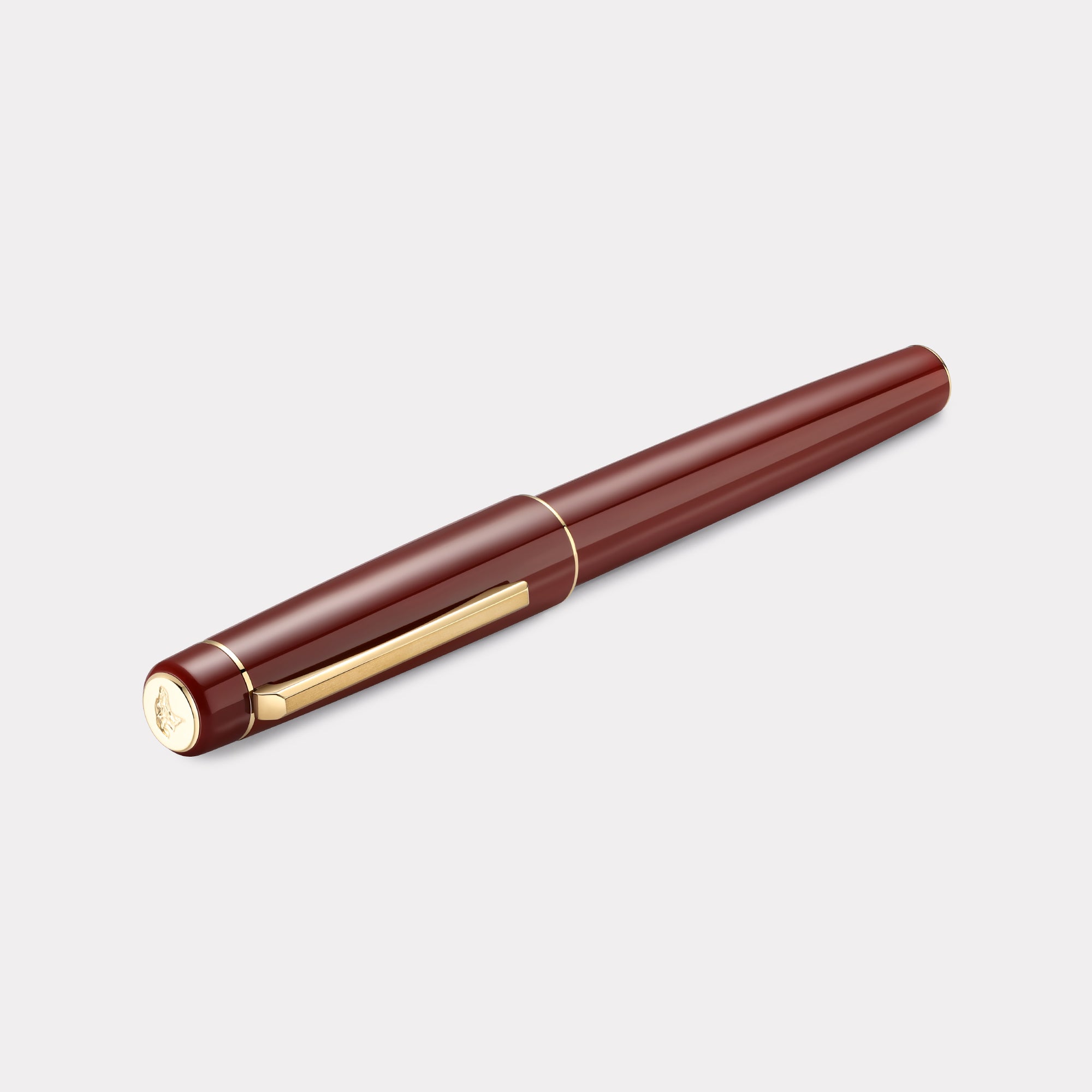 Tangier Classic Carmine Red Fountain Pen – Gold