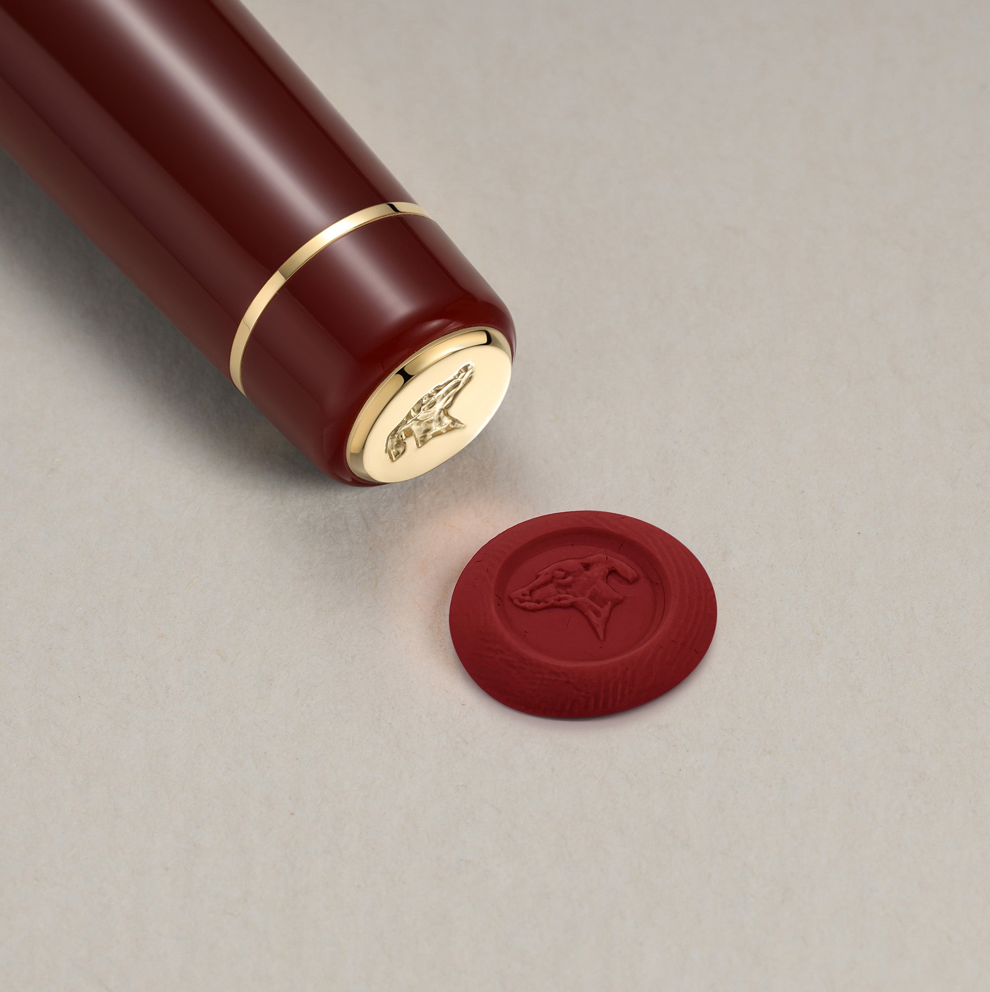 Tangier Classic Carmine Red Fountain Pen – Gold