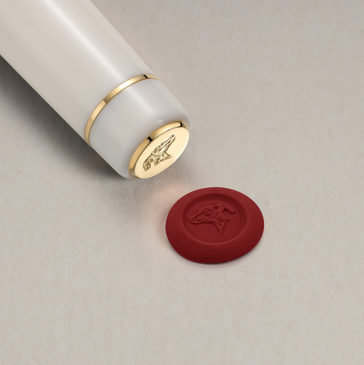 Tangier Mosaic Alabaster White Rollerball Pen – Gold