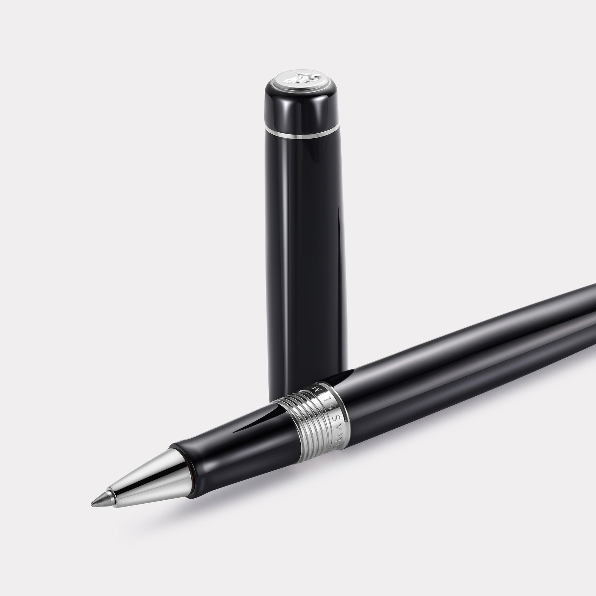 Tangier Classic Black Rollerball Pen – Steel
