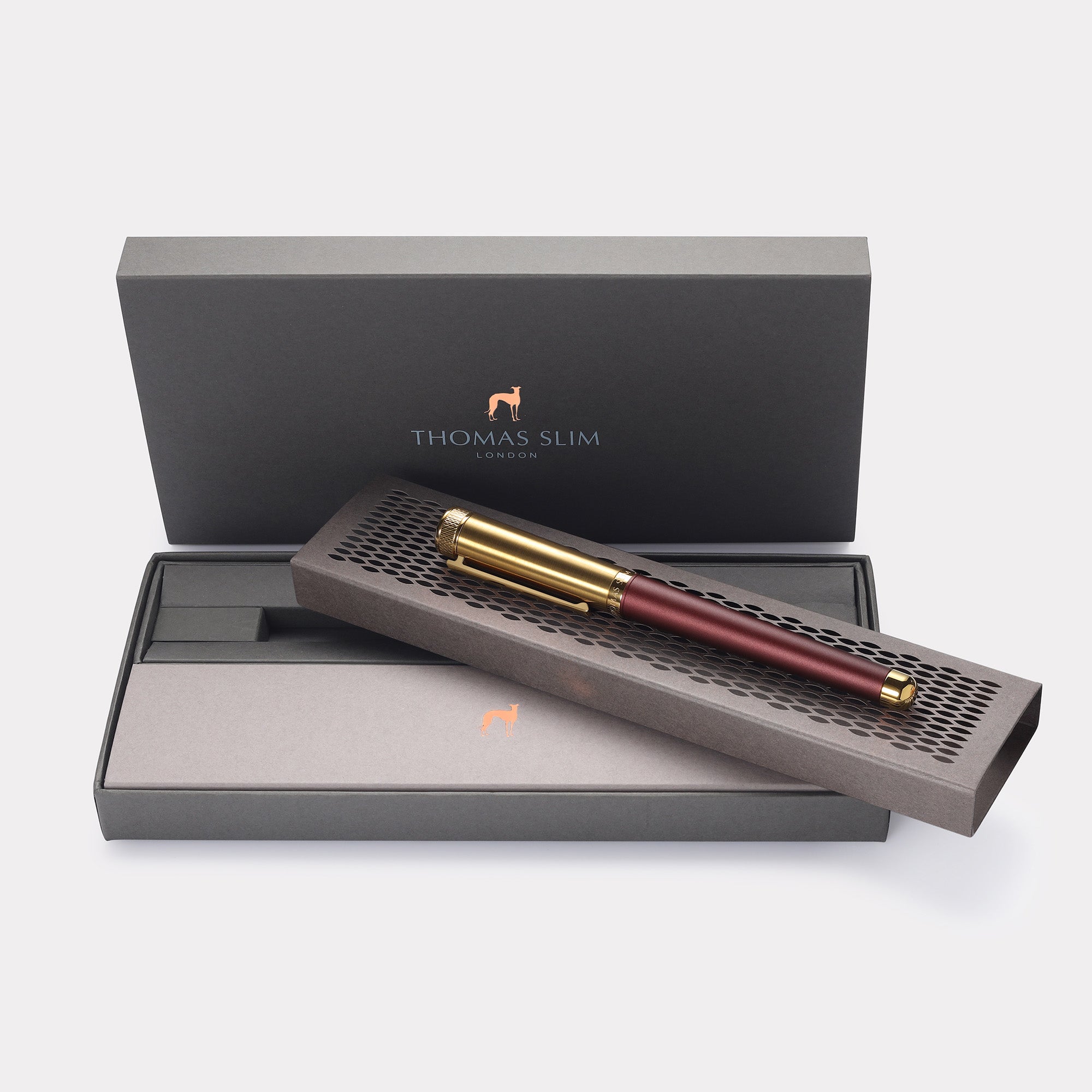 Barley Rollerball Pen - Merlot Red
