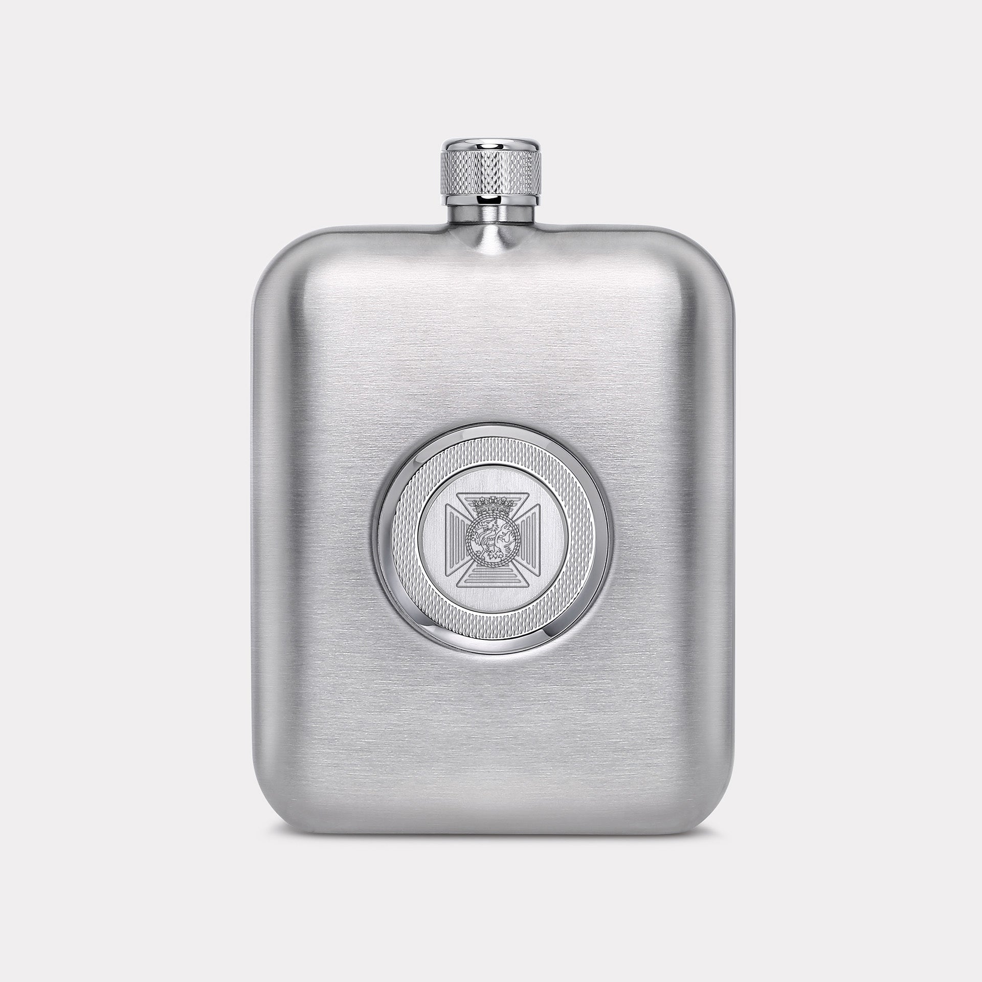 Duke of Edinburgh’s Royal Regiment Hip Flask - Steel