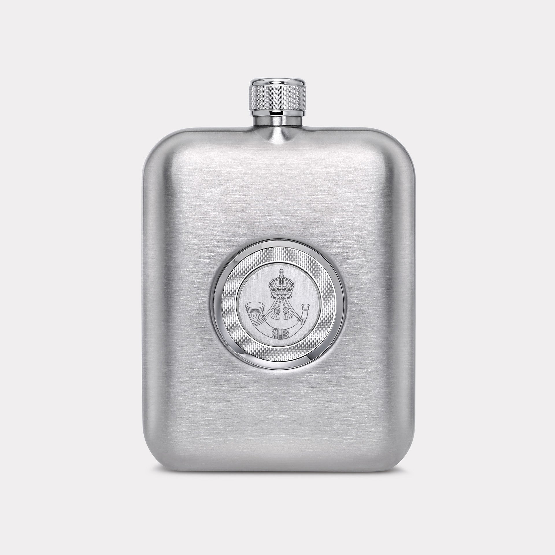 Rifles Regiment Hip Flask - Steel