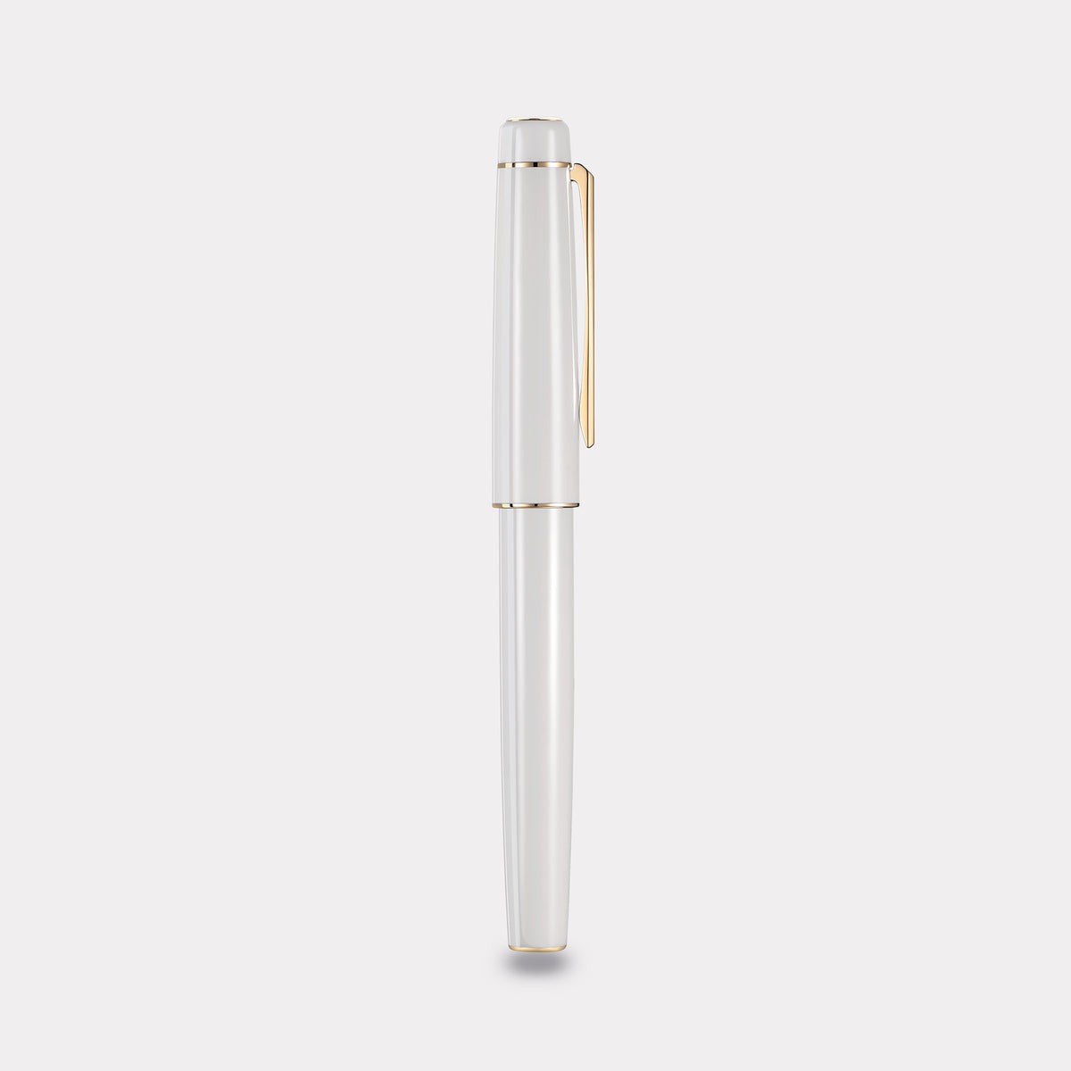 Tangier Mosaic Alabaster White Fountain Pen – Gold