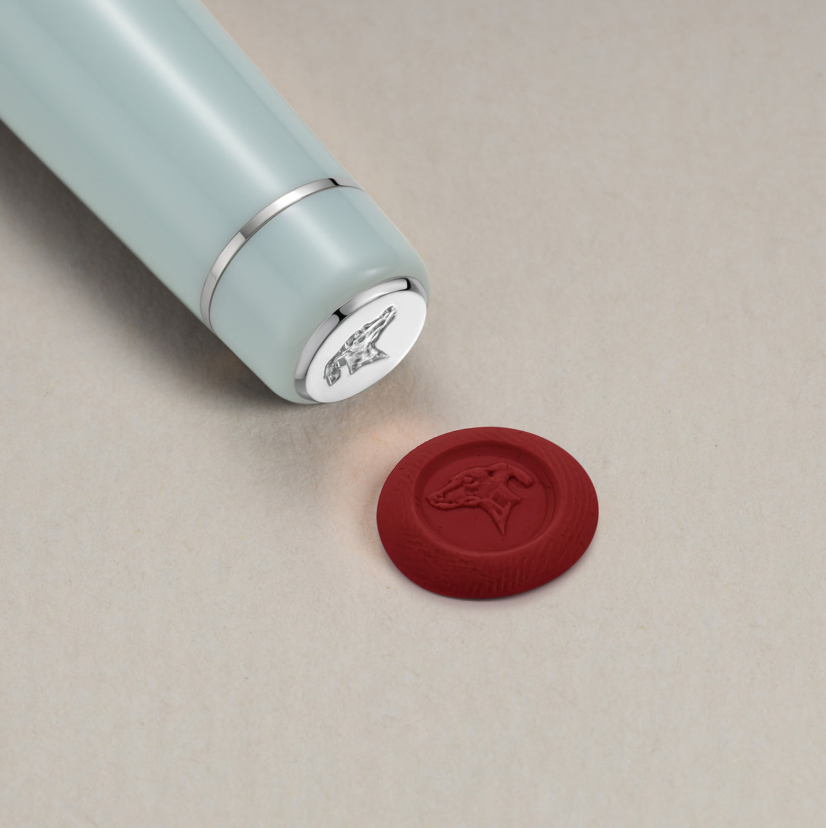 Tangier Mosaic Chalcedony Blue Rollerball Pen – Steel